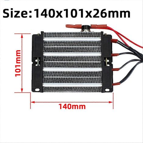 Chauffage céramique PTC 1000W 110V AC DC, aérotherme isolé (1/5)