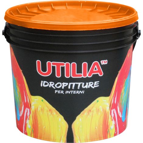 Utilia IDROPITTURA SEMILAVABILE col. Bianco lt. 4
