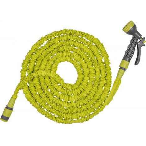 Tuyau de jardin extensible 7.5-22m TRICK HOSE citron vert (1/3)