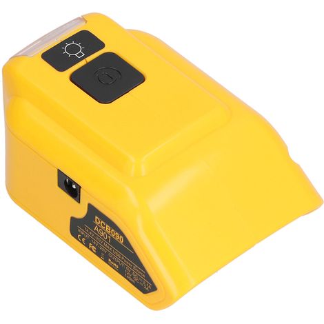 Chargeur Adaptateur Convertisseur 14V-22V Vers USB DC12V, Sortie 12V DC, avec Prise DCB090 et Orifice 12VDC, pour Lampe de Travail LED (1/5)