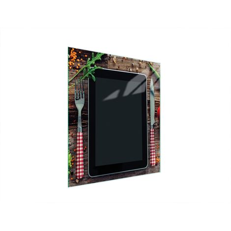 TABLA DE CORTAR DE VIDRIO 45x52 COCINA (1/5)