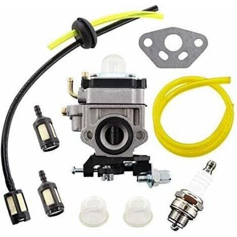 Kit carburateur débroussailleuse AL-KO BC410, BC4535, BC4125 avec tuyau et filtre à essence. (1/4)