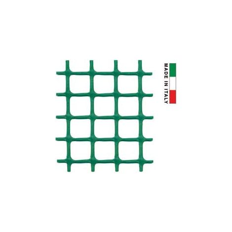 Filet Plastique Carré Vert 20x20mm - maille 20x20mm, hauteur 100cm