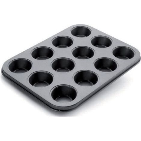 Teller mit 12 Mini-Muffins IBILI Moka - 25 x 19 cm (1/3)