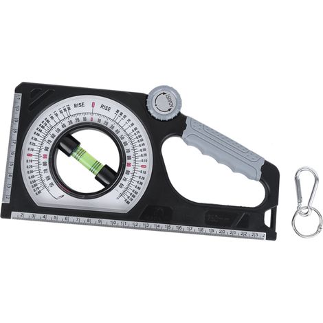 Instrument de mesure de pente, rapporteur d'angle, magnétique, multifonctionnel, professionnel, pour le travail du bois (1/5)