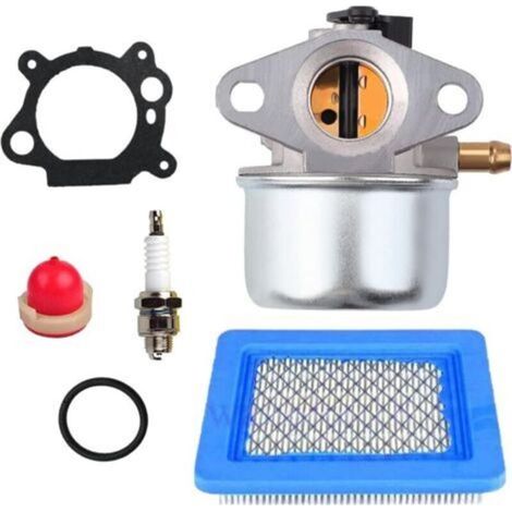 799868 Kit de carburateur pour moteur Briggs & Stratton 4 à 7 HP Remplace OEM 498170 497586 497314, carburateur de moteur avec lampe d'amorçde filtre à air 491588