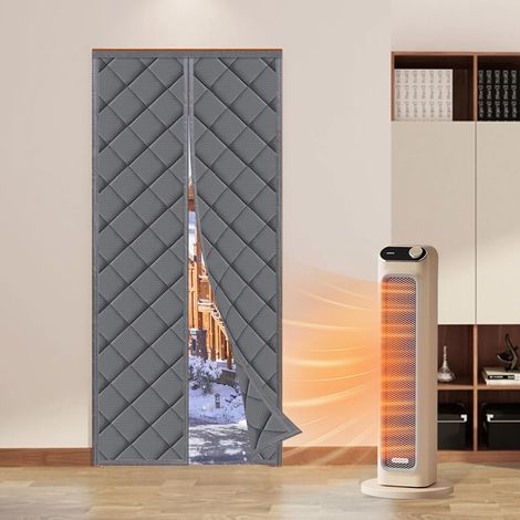 Magnetic Door Curtain Thermal Protection 100x210cm Magnetic Door Curtain Thermal Insulated Warm Windproof Cold Protection Door Curtain (1/5)
