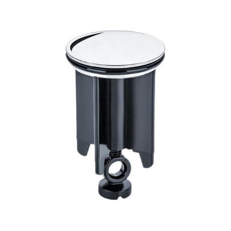Premium Bonde de lavabo chromée de 40mm – pour Salle de Bain - Bouchon d'évier Universel pour lavabo et Bidet - Réglable en Hauteur, Inoxydable et Anti-calcaire - Qui va Parfaitement (1/5)