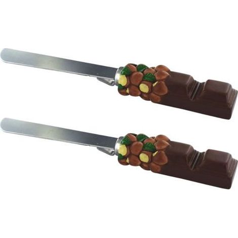 Ensemble de 2 Spatules - FACKELMANN - Pour pâte a tartiner - 19 cm (1/4)