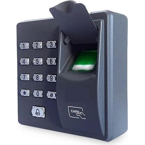 Système de contrôle d'accès par empreinte digitale RFID avec clavier, 500 utilisateurs, 10 porte-clés, adapté aux maisons et aux bureaux. (1/5)