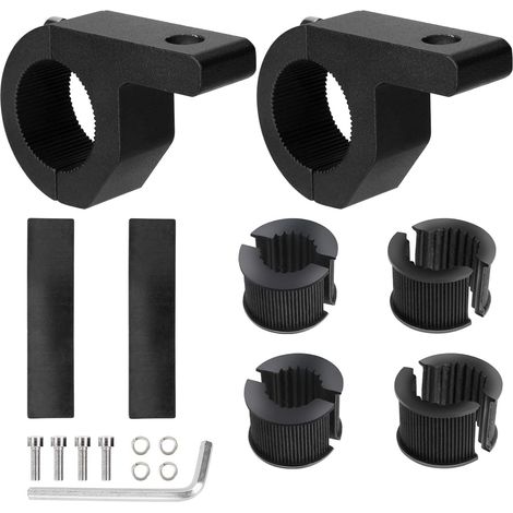 Support de Montage de Lumière Travail 19-32mm Universelle Pince de Tube de Barre Fixation pour Tout-terrain Voiture Camion Moto 2 Pièces (1/5)