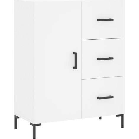 Maison Exclusive - Credenza Bianca 69,5x34x90 cm in Legno Multistrato (1/5)