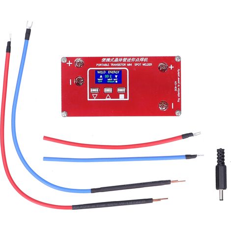 Kit de soudure par points portable avec écran LCD, pistolet de soudage à transistor pour batterie 12V voiture et 18650 (1/5)