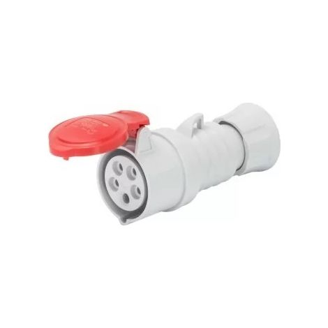 Gewiss GW62009FH HP Toma móvil recta 3P+N+T 16A 400V 6H