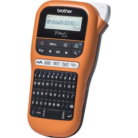 Stampante portatile Brother PT-E110VP, modello PTE110VPZW1