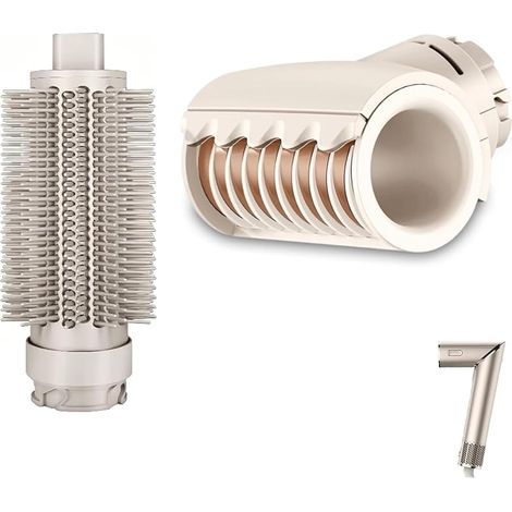 Brosse volumisante ronde + embouts de lissage pour Shark FlexStyle HD400 Series, accessoires d'outils de finition pour lisser, cheveux brillants, boucles volumineuses (1/5)
