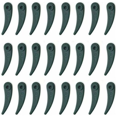 Lot de 24 lames de rechange en plastique pour coupe-bordures Bosch Durablade Art 23-18 LI Art 26-18 LI (1/5)