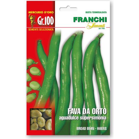 FRANCHI SEMENTI - Semi fava da orto AGUADULCE SUPERSIMONIA 100 gr (1/2)