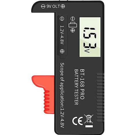 168 PRO Universeller digitaler Batterietester, tragbarer Batteriekapazitätsanzeiger