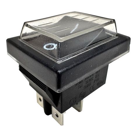 ZC03-A2 Wippschalter Kippschalter 250V 16A 4Pin Schalter für Hochdruckreiniger uvm. (1/5)