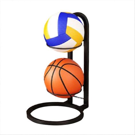 Support de rangement pour ballons de basket-ball d'intérieur pour enfants, support pour ballons de volley-ball de maternelle -B (1/5)