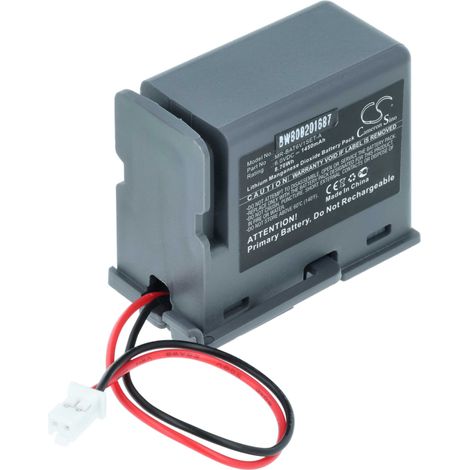 vhbw Batería no recargable compatible con Mitsubishi MR-BAT6V1SET-A Controlador Lógico Programable, PLC (1450 mAh, 6 V, Li-MnO2)