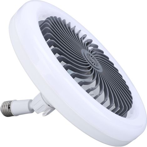 Ventilateur de plafond avec télécommande, éclairage, diffuseur d'arômes, 3 vitesses de ventilation, 3 couleurs d'éclairage, intensité variable, tête pivotante amovible, LED, noir, idéal pour la chambr (1/5)