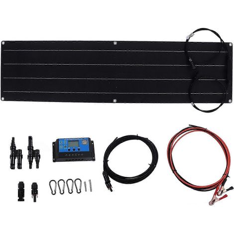 50-W-Flexibles Solarpanel, IP68 wasserdicht, Akkuladegerät, 50-W-Stromversorgung für Outdoor-Camping (1/5)