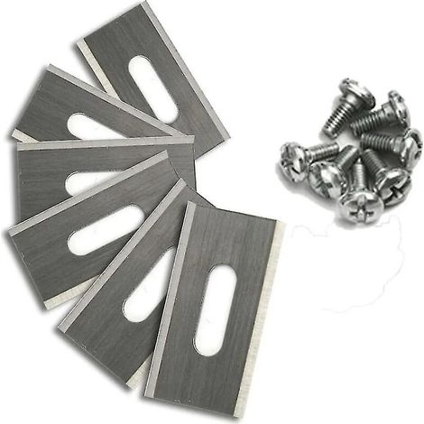 30er-Pack Schneidmesser für Husqvarna Rasenmäher, doppelseitig, Edelstahl, 36,5 x 18,5 x 0,65 mm, Versailles (1/4)