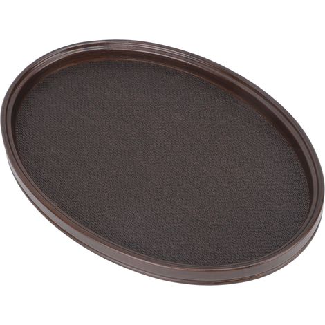 Plateau de Service en Bambou et Bois, Grand Espace, Style Japonais Minimaliste Vintage, pour Thé, Dessert, Repas, Forme Ovale (1/5)