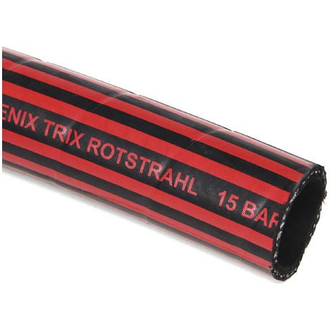 Tuyau souple caoutchouc rouge et noir Ø40mm – Résistant à l'eau chaude et froide – Longueur 1m – Pression 10 bars – Cap Agad
