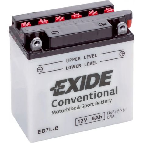 Batterie moto Exide EB7L-B YB7L-B 12v 8ah 85A