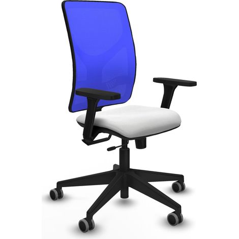 Silla de oficina piqueras y crespo Motilla azul brazos ajustables (1/2)