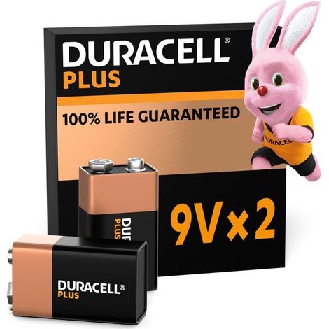 Duracell Plus 100% 9V X2