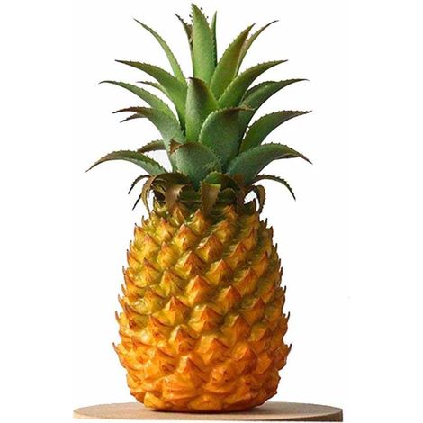Realistische künstliche Früchte, künstliche Ananas für Dekorationszwecke, hochwertige künstliche Obst- und Gemüseattrappen, Fotostudio-Requisiten, DIY-Dekorationszubehör, künstliches Lebensmittelspiel