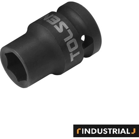 Vaso de impacto 1/2" - 22mm VASO, acero cromo-molibdeno, resistente a la corrosión, ennegrecido