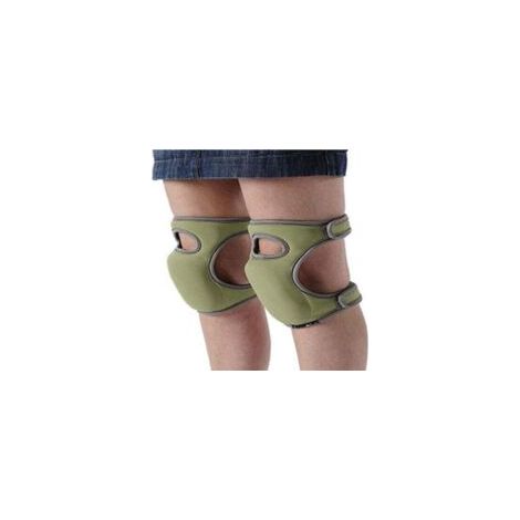 Paire de genouillères de jardinage en mousse Eva ultra douces réglables pour les travaux ménagers de jardin