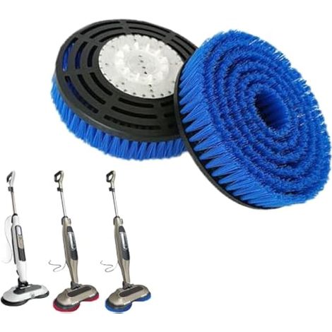 Lot de 2 têtes de brosse de rechange S8201 pour balai vapeur Shark S8201/S8001/S7000/S7201/S7000AMZ/S7005/S7020/S7001C - Nettoyage en profondeur des sols en bois dur et carrelage (1/2)
