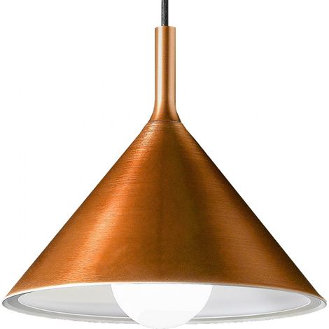 Lampe À Suspension Barbie S/G En Cuivre, Connexion E27, Max 60W, Structure En Aluminium Pour Intérieur - Gea Luce (1/5)