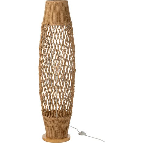 Lampadaire Torsade en Métal "Deann" 119cm Naturel (1/3)