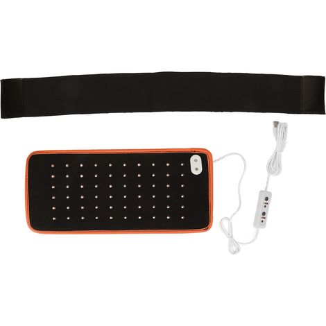 60pcs Ceinture Lumière Infrarouge Thérapie Rouge Anti-Douleur Musculaire Appareil Portable Bande Enroulable Pour Dos Orange (1/5)