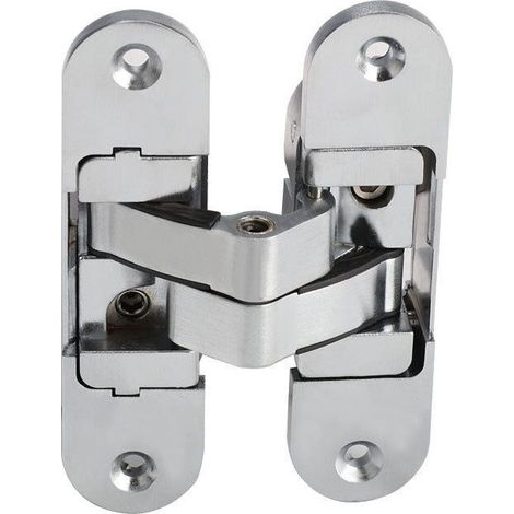 Unsichtbares Scharnier, Besser Aluminium. Edelstahl satiniert. (1/5)