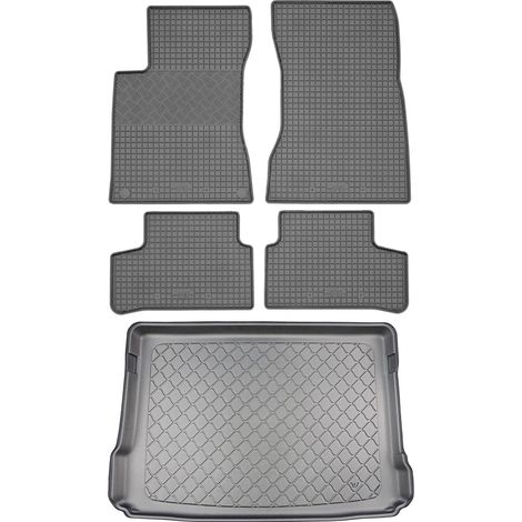 Mercedes GLA H247 SUV (5 puertas) desde diciembre de 2019. Juego de alfombrillas de goma para coche y alfombrilla para maletero.