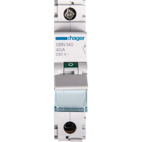 Interruptor-seccionador modular 40A 1P SBN140
