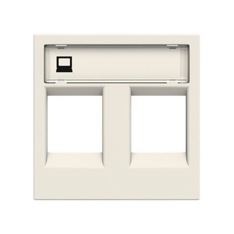 Tapa conector RJ45 Serie Zenit de Niessen Blanco - 2