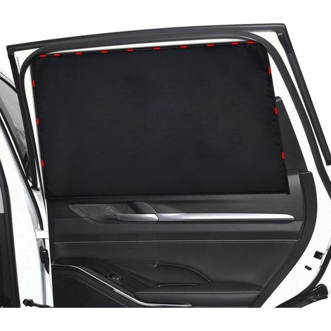 Sonnenschutz Auto Vorhang Magnetisch für Seitenscheiben, UV-Schutz & Sichtschutz, 2 Stück (1/5)