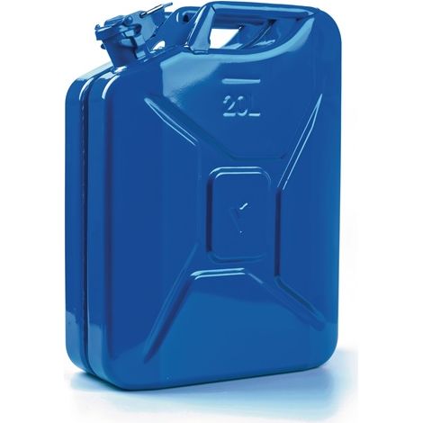 Kraftstoffkanister Inh.20l Signalblau RAL5005 Stahlbl.0,9 L345xB165xH470mm