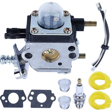 Adefol Carburateur C1U-K54A pour 2-temps Mantis 7222 7222E 7222M 7225 7230 7234 7240 7920 7924 Kit de remplacement de tuyau de carburant pour cultivateur (1/5)