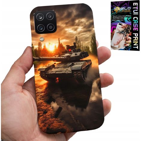 Custodia per Samsung A12 / M12 - carri armati, guerra, militari, modelli (1/5)
