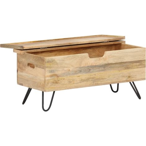 Maison Exclusive - Baule 90x40x45 cm in Legno Massello di Mango